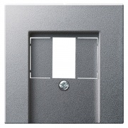 Накладка к зарядке USB System 55 Gira алюминий