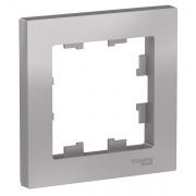 Рамка SE AtlasDesign 1 пост, алюминий