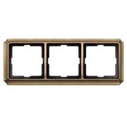 Рамка 3-ая Antique Merten Античная латунь