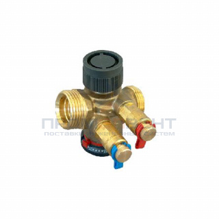 Вентиль балансировочно-регулирующий Oventrop Cocon QTZ - 3/8" (НР/НР, 30-210 л/ч, с ниппелями)