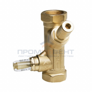 Вентиль балансировочный WATTS SRV-IG - 1"1/2 (ВР/ВР, Ду40, расход 15-120 л/мин, kvs 13, Memostop)