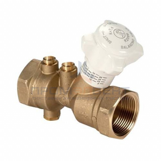 Клапан балансировочный Giacomini R206B - 1/2" (ВР/ВР, PN25, без штуцеров, со сливом)