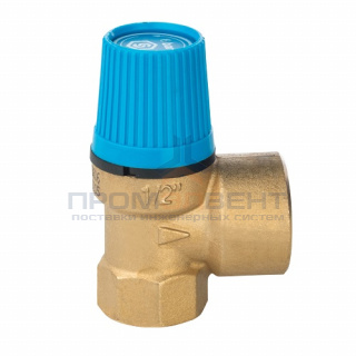 Клапан предохранительный STOUT - 3/4", сброс 1" (ВР/ВР, Рн 6 бар, для систем водоснабжения)