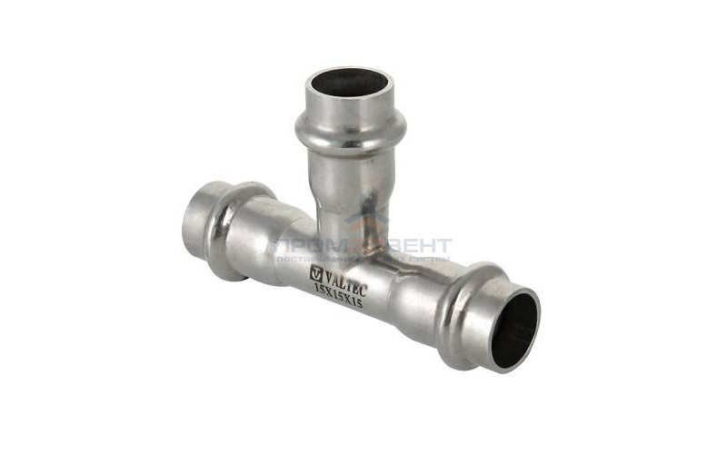 Тройник переходной VALTEC VTi.931 - 35 x 15 x 35 (прессовой, для труб из нержавеющей стали)