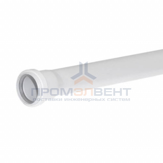 Труба для внутренней канализации СИНИКОН Comfort Plus - D50x2.0 мм, длина 1000 мм (цвет белый)