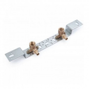 Водорозетка двойная REHAU UP - 16 x 1/2" (бронза, для труб из сшитого полиэтилена RAUTITAN)