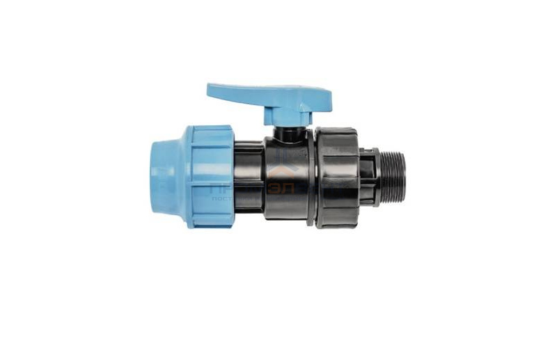 Кран шаровой с переходом на наружную резьбу UNIDELTA 1072 - 25 x 3/4