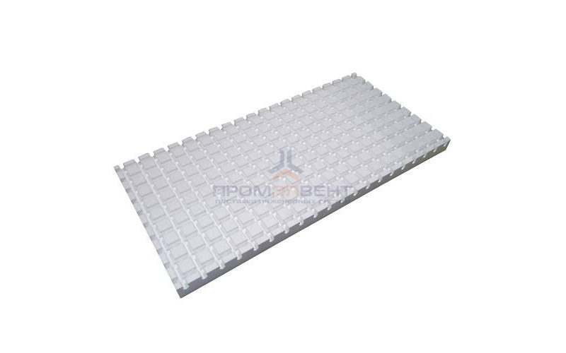 Мат для фиксации труб теплого пола ТЕПОЛ 16-50 - 1000x500 мм (с бобышками)