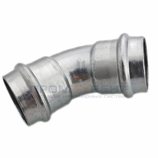 Отвод 45° Conex Banninger PC 5041 - 15 (оцинкованная сталь)