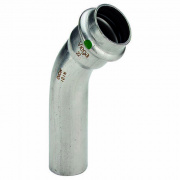 Отвод 45° Viega Sanpress Inox 2326.1 - 54 (нержавеющая сталь)