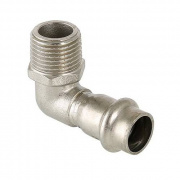 Переход на наружную резьбу угловой VALTEC VTi.953 - 18 x 3/4" (прессовой, для труб из нерж.стали)