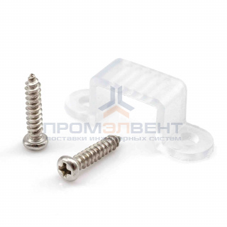 09-71 Крепеж пластиковый для светодиодной ленты 220В, чип 2835, 120д/м