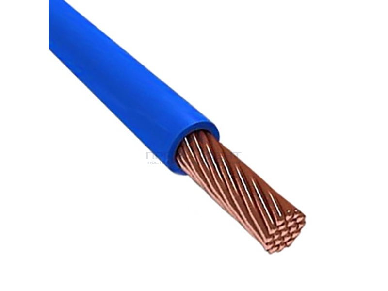 Провод установочный ПВ-3 (ПуГВ) 35,0 синий ГОСТ 31947