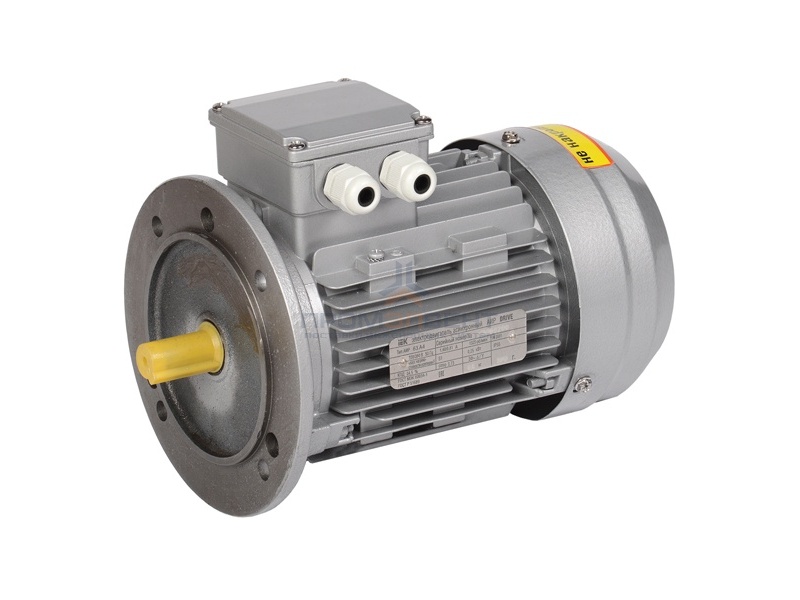 Электродвигатель асинхронный 3ф. АИР 63A6 380В 0,18кВт 1000об/мин (фланец) 3081 DRIVE IEK