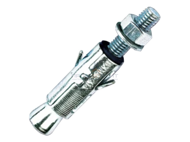 Усиленный анкер 12x60 со шпилькой М6 и гайкой оцинкованный DKC