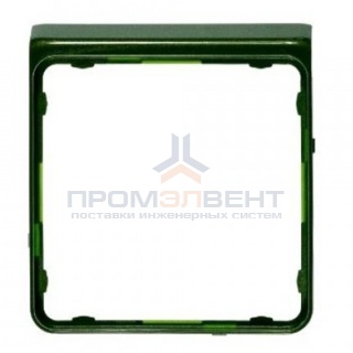 Внешняя цветная рамка Jung CD Plus Зеленый металлик