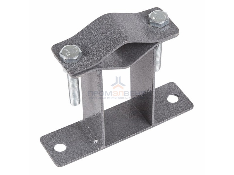 Кронштейн для мачт плоский 100мм П-образный