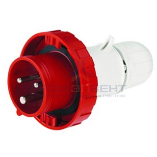 Вилка кабельная DKC Quadro IP67 63A 2P+E 230V