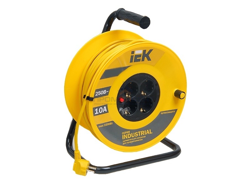 Удлинитель на катушке IEK 