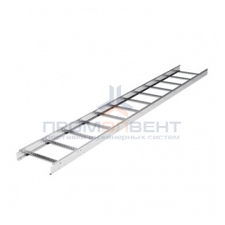 Лестничный лоток 80х500, L 3000, цинк-ламельный