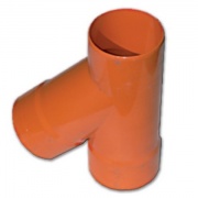 Тройник для двустенных труб,45°, полипропилен, д.63 мм DKC