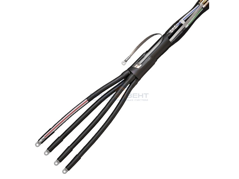 Муфта концевая 4ПКТп(б)-1-10/25-Б (КВТ) с броней с болтовыми наконечниками