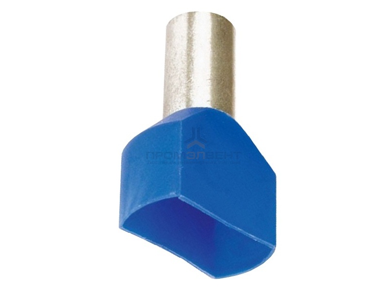 Наконечник-гильза двойная изолированная НШВИ2 16,0кв.мм - 14мм синий (100шт) DKC