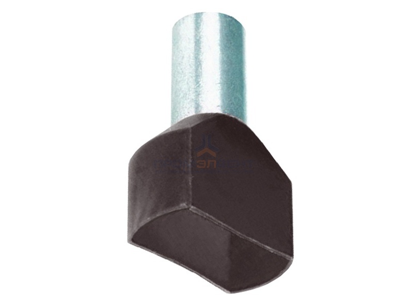 Наконечник-гильза двойная изолированная НШВИ2 1,5кв.мм - 8мм черный (500шт) DKC