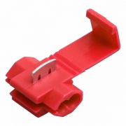Соединитель + ответвитель KW-3 0,5-1,0мм2 с врезным контактом красный (100шт)