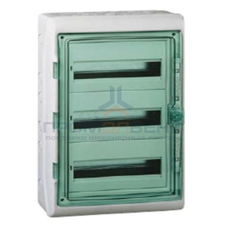 Щит влагозащищенный KAEDRA IP65 на 54 (3х18) модуля 610х448х160 с клеммными блоками