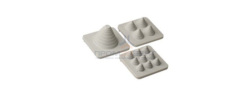 Кабельный ввод (мембранный), 1х47мм (кол-во отверстий1, макс. диаметр47мм), 1 комплект (20 шт.)