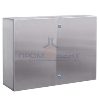 Навесной шкаф CE из нержавеющей стали (AISI 316), двухдверный, 1000 x 1000 x 300мм, без фланца