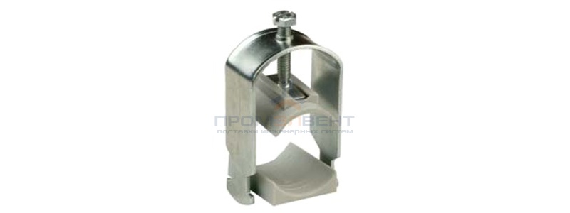 Кабельный зажим для С-профиля, диаметр кабеля 38-42 мм