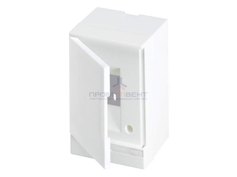 ABB Basic E Бокс настенный 2М белая непрозрачная дверь (без клемм)