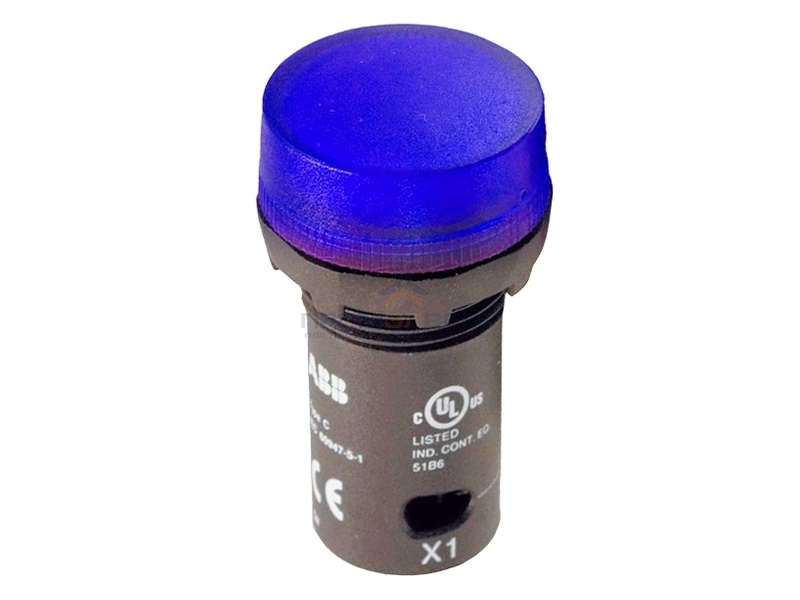 Лампа ABB CL2-523L синяя со встроенным светодиодом 230В AC