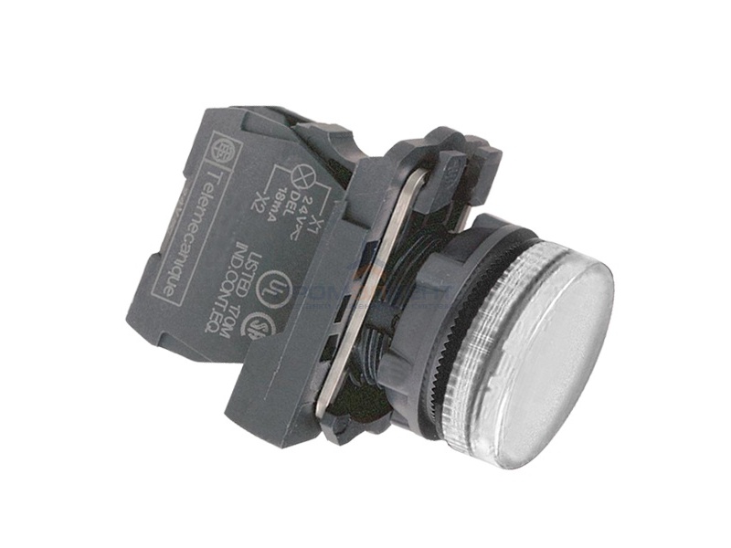 Сигнальная лампа Schneider Electric XB5AVM1 22мм 230-240В белая
